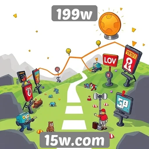 História do crescimento do site de jogos 199w